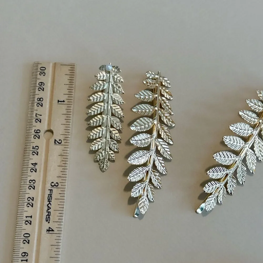 Boho leaf hair clip #1401